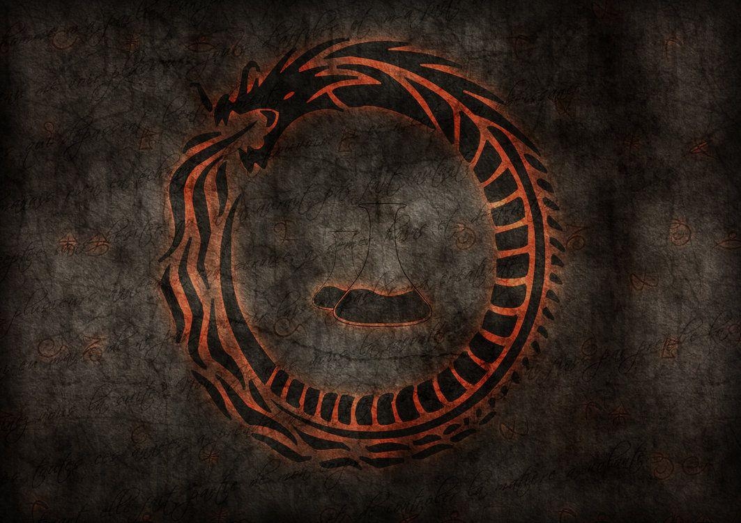 1070x760 Wallpaper Ouroboros By Invisible Artiste, Desktop