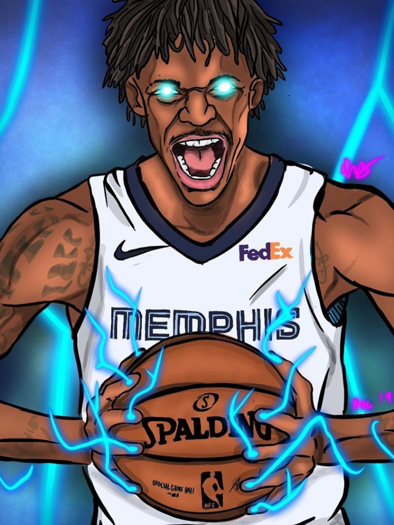 770x1030 Free download Get your NBA Jersey Gift Ja Morant drawingartworkwallpaper [1080x1080] for your Desktop, Mobile & Tablet. Explore Ja Morant Desktop Wallpaper. Ja Morant Desktop Wallpaper, Phone