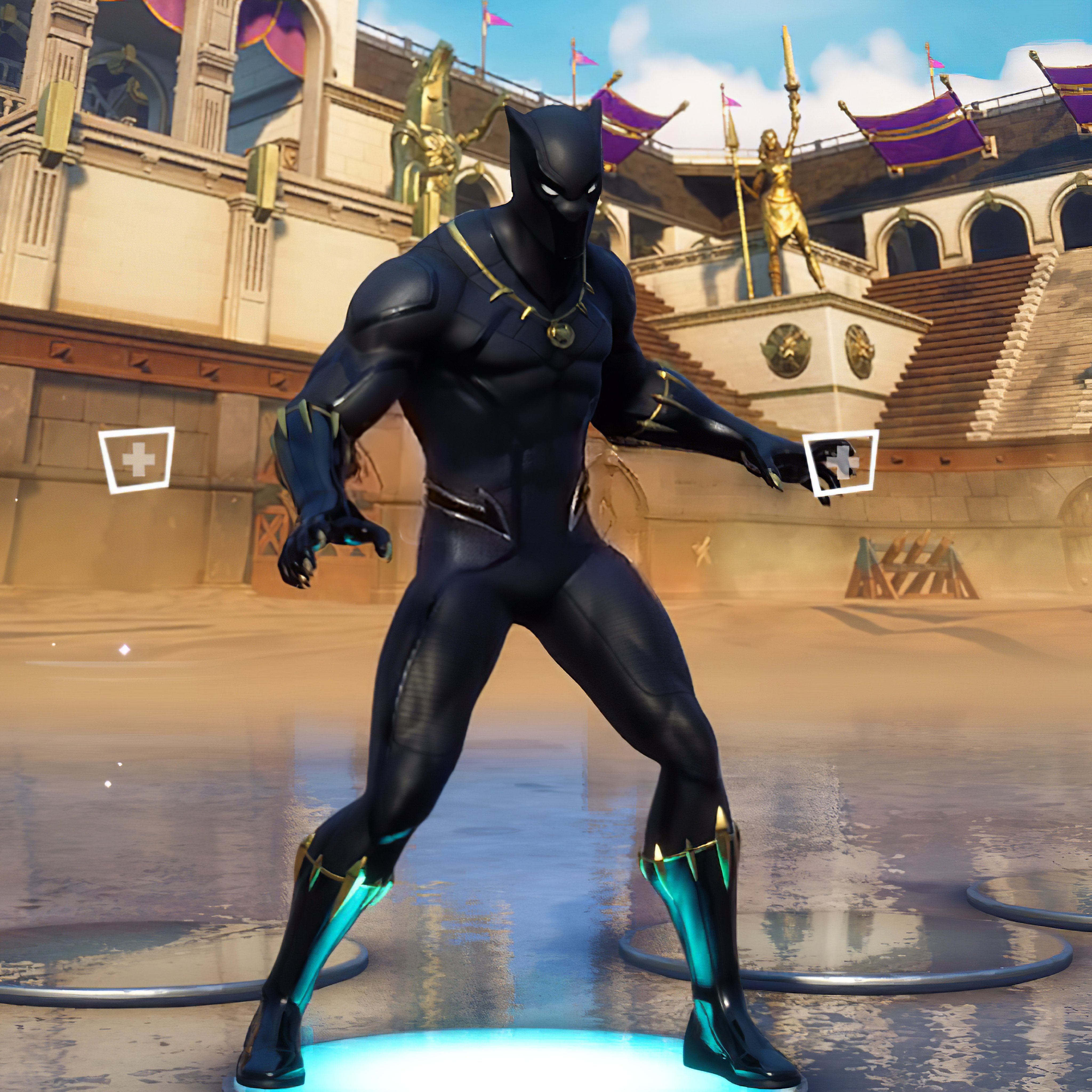 4100x4100 Black Panther Fortnite wallpaper, Phone