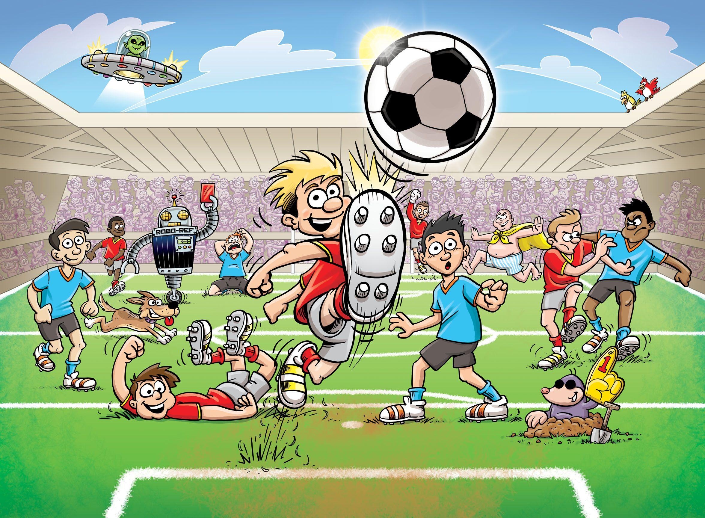 2360x1730 Buy Childrens Football Wallpaper Murals For £35.00 Per Sq M2. Kids Bedroom Wallpaper Ideas, Desktop