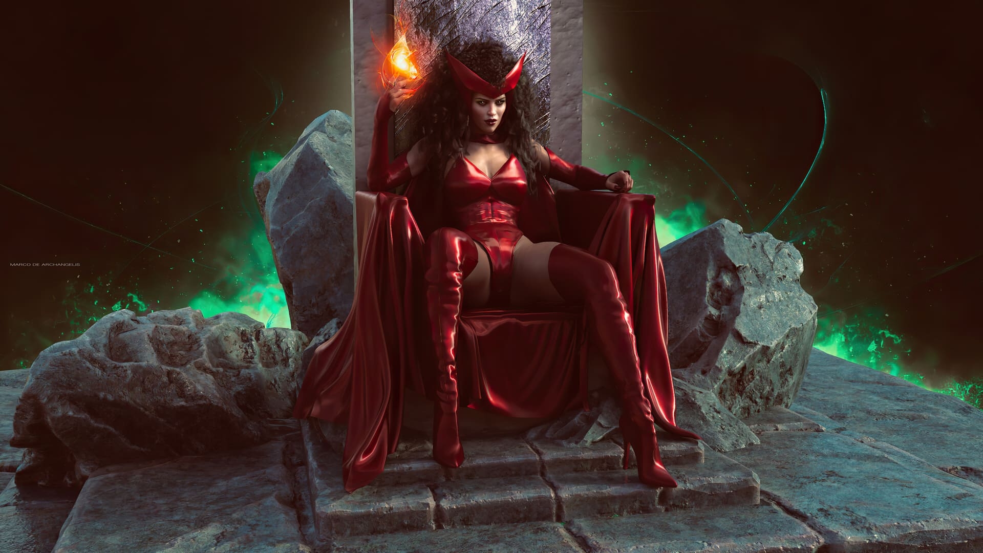 1920x1080 Scarlet Witch Computer Wallpaper Best Wallpaper Download, Desktop