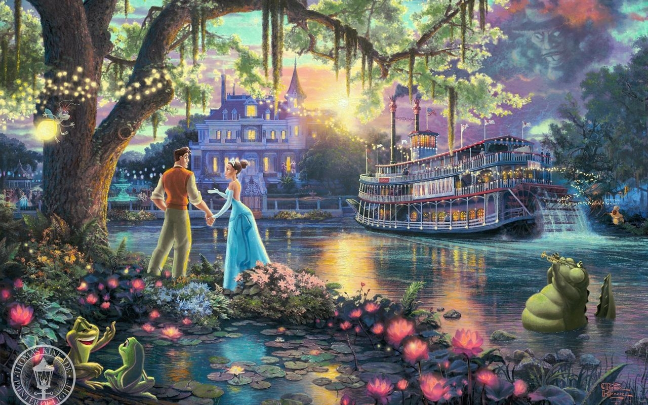 1280x800 Thomas Kinkade Disney Wallpaper Free Thomas Kinkade Disney Background, Desktop