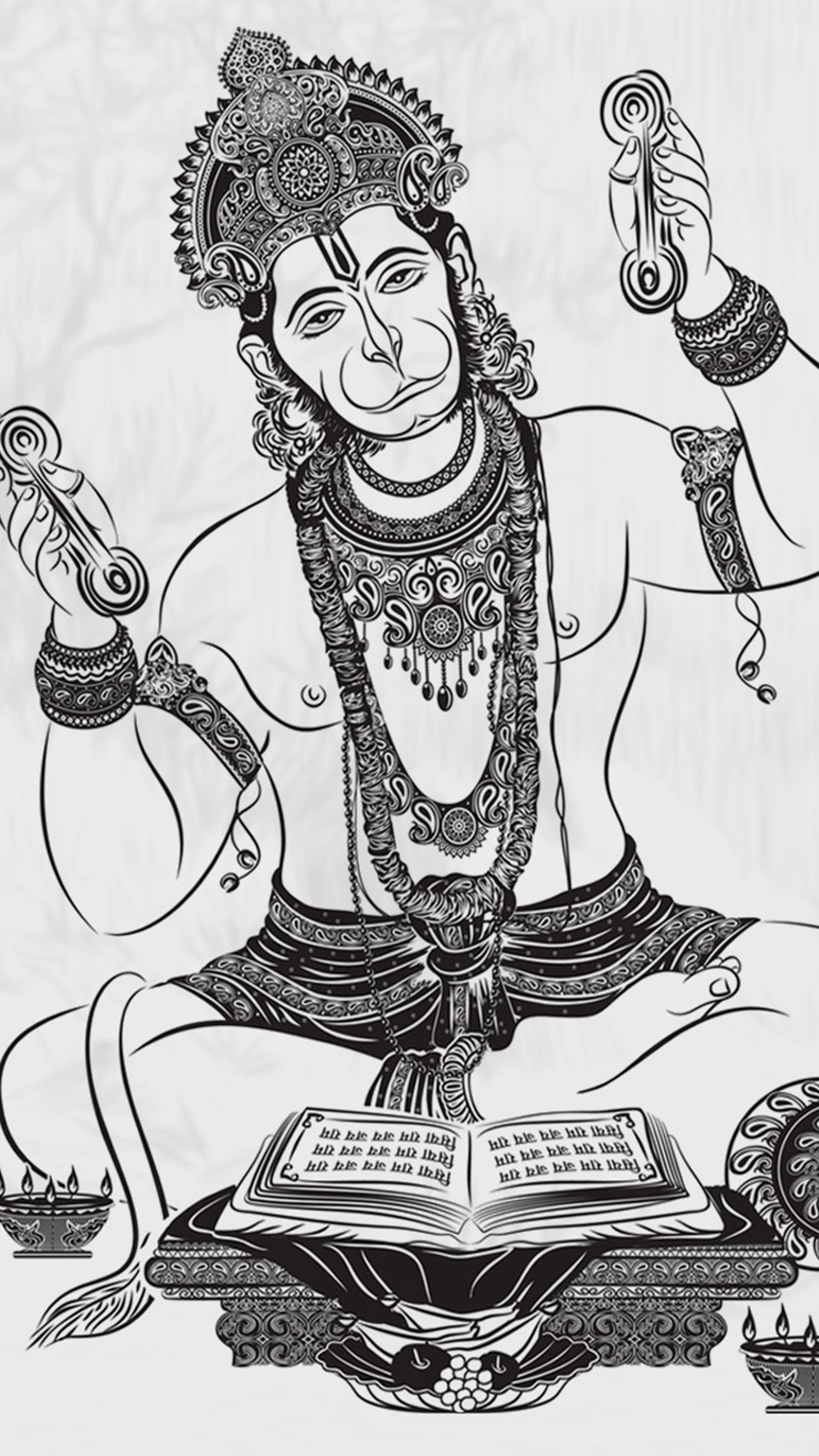 2160x3840 Lord Hanuman Art 4K Ultra HD Mobile.mordeo.org, Phone