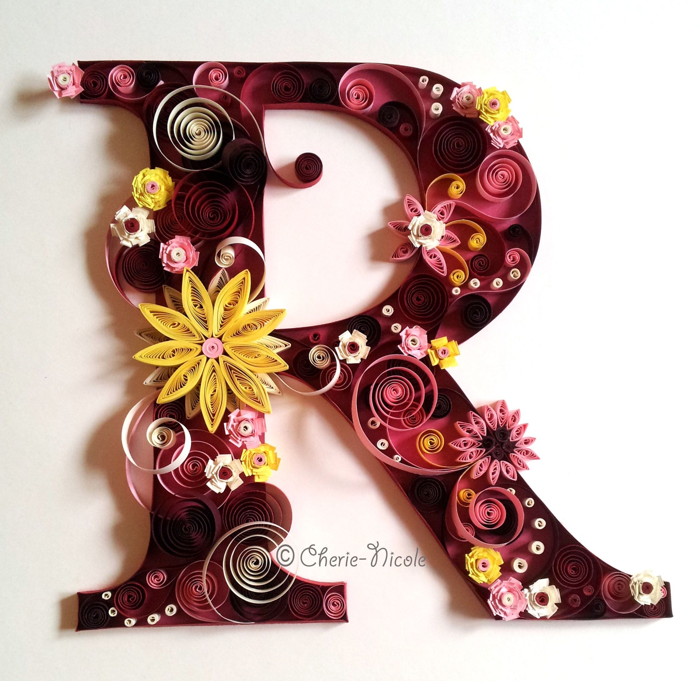 2240x2180 Paper Quilling Letter R Wallpaper & Background Download, Desktop