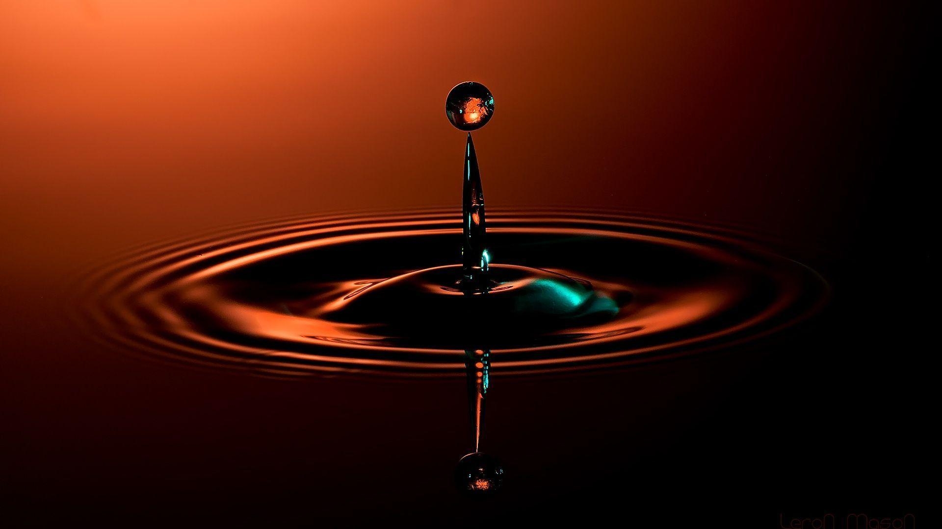 1920x1080 Colored Water Drop High Definition HD Wallpaper, Desktop