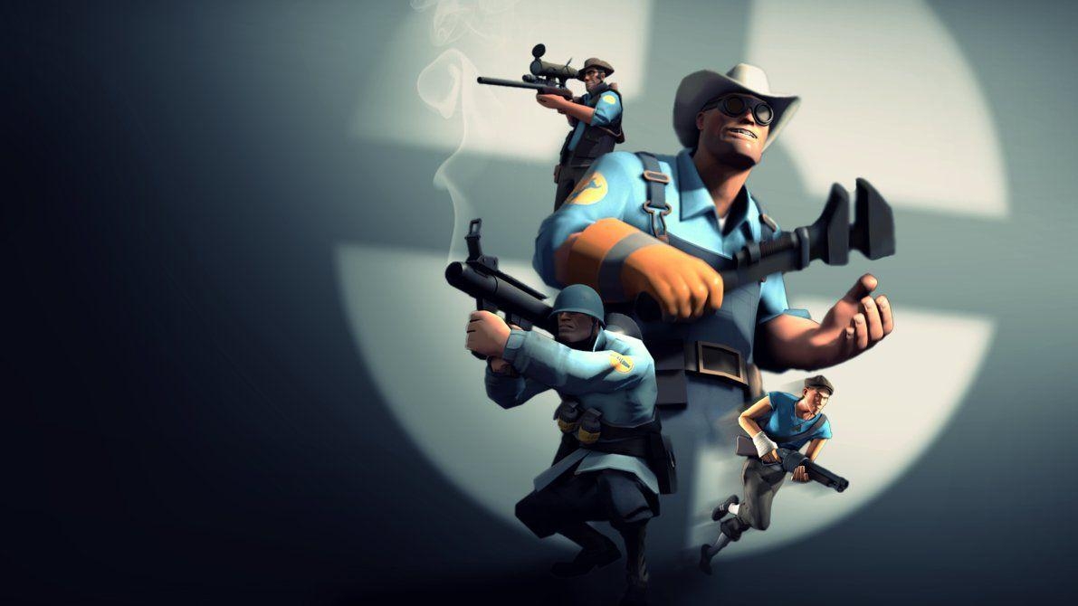 1200x670 Team Fortress 2 Wallpaper (BLU), Desktop