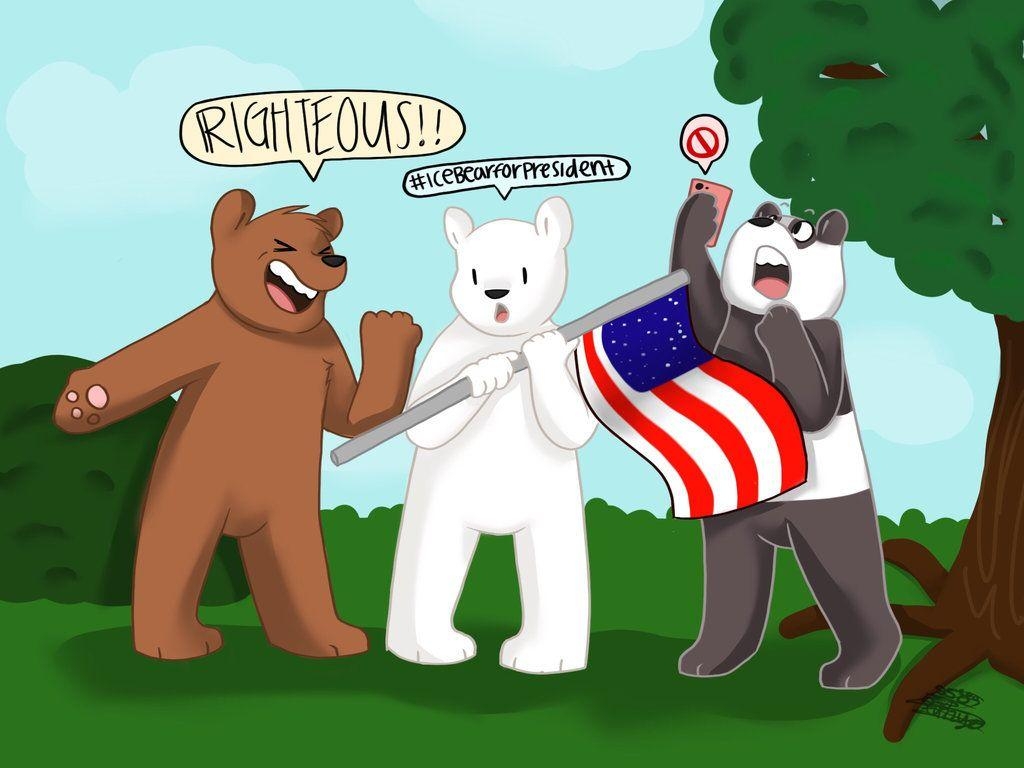 1030x770 We Bare Bears By Fuzzy Kit, Desktop