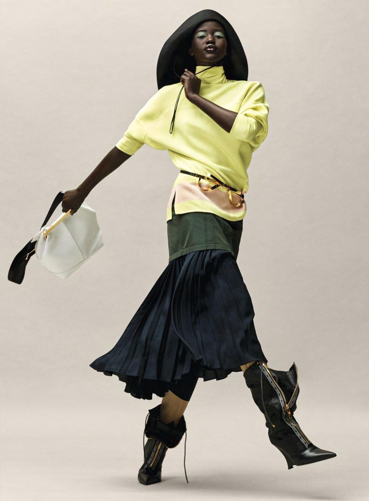 1180x1600 Adut Akech in Vogue USA January 2019, Phone