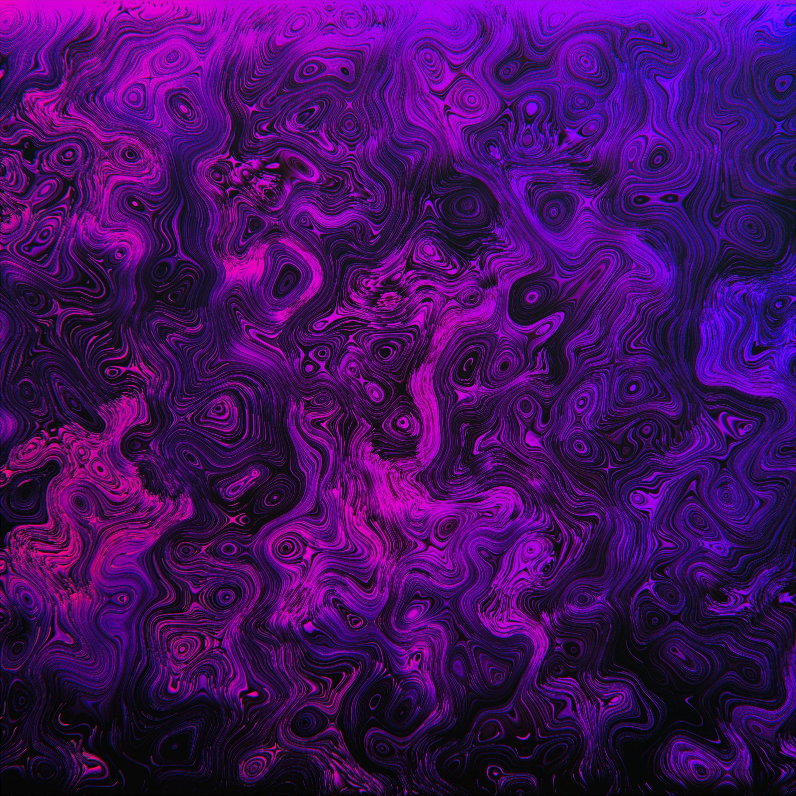 2740x2740 abstract purple mixed 4k iPad Pro Wallpaper Free Download, Phone