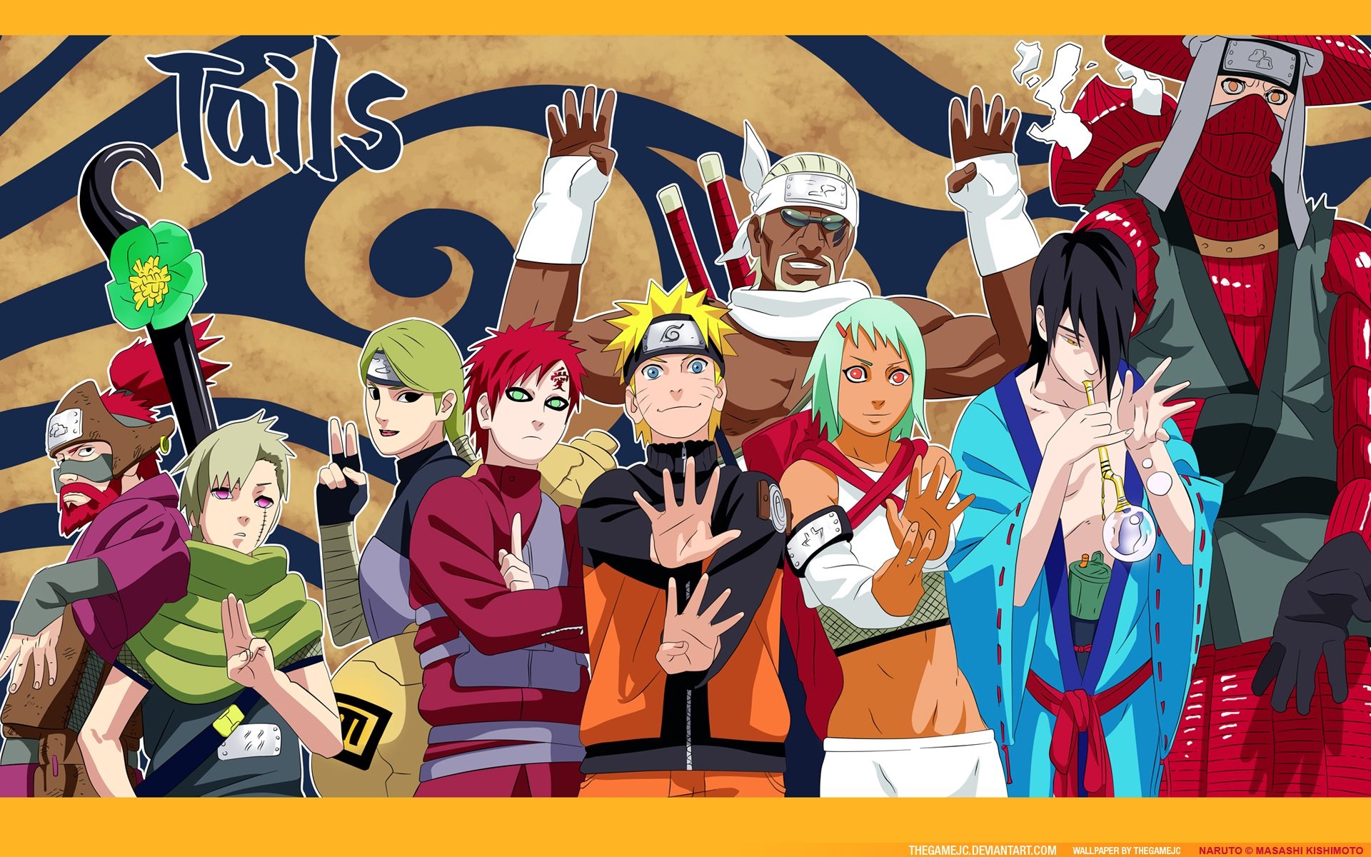 1920x1200 Naruto shippuden all characters wallpaper, Desktop