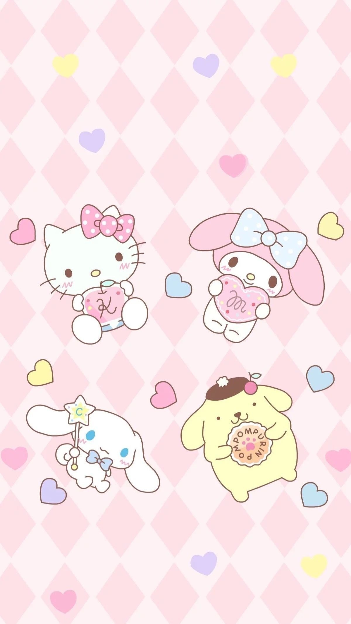 1200x2140 Kawaii Phone Wallpaper. Hello kitty iphone wallpaper, Hello kitty image, Character wallpaper, Phone