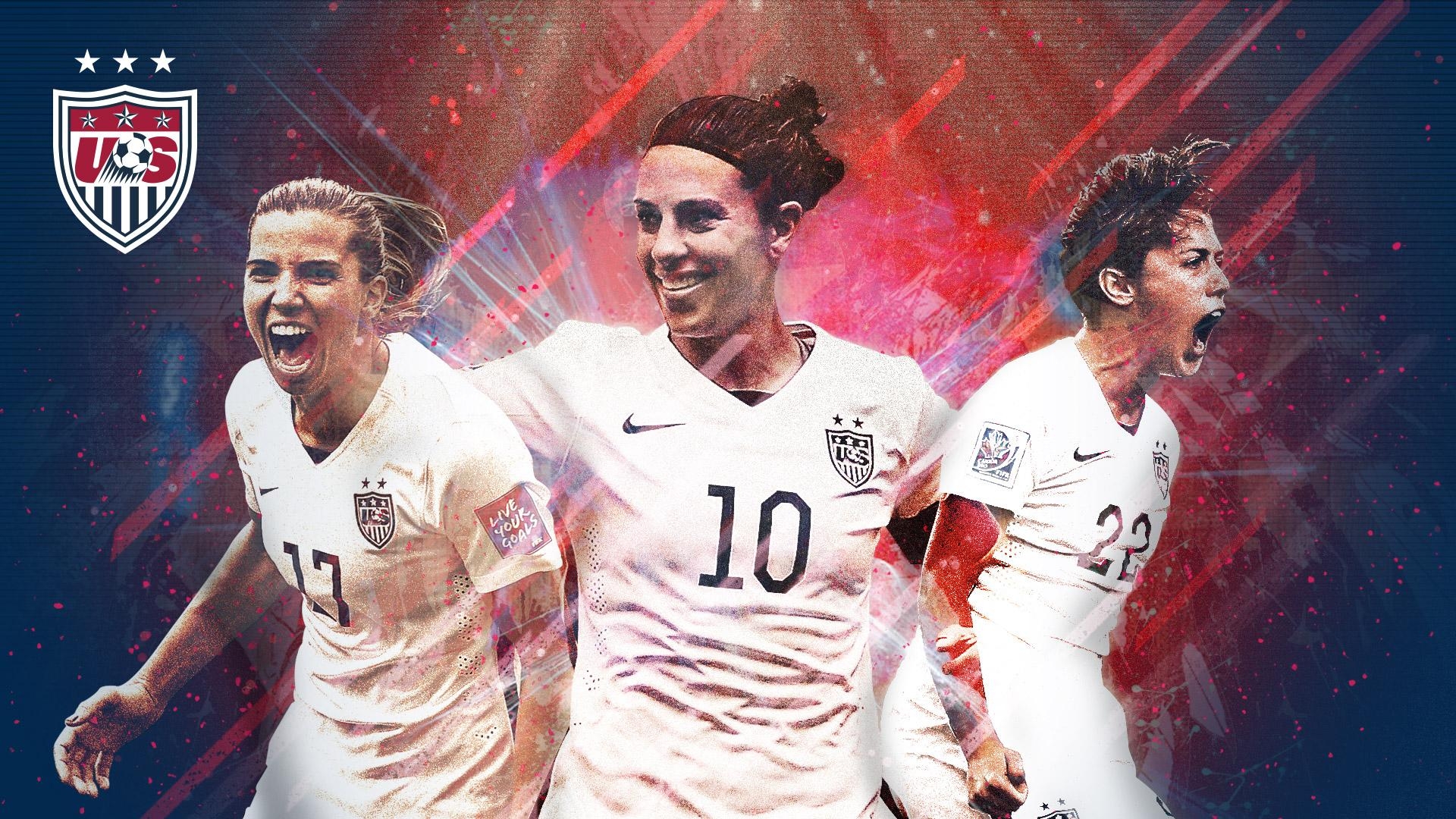 1920x1080 Women's World Cup Final: Carli Lloyd Hat Trick Leads USA Past, Desktop