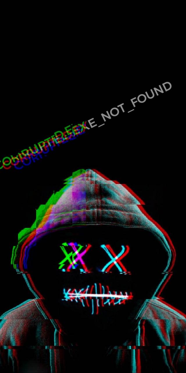 640x1280 Glitch error exe wallpaper, Phone