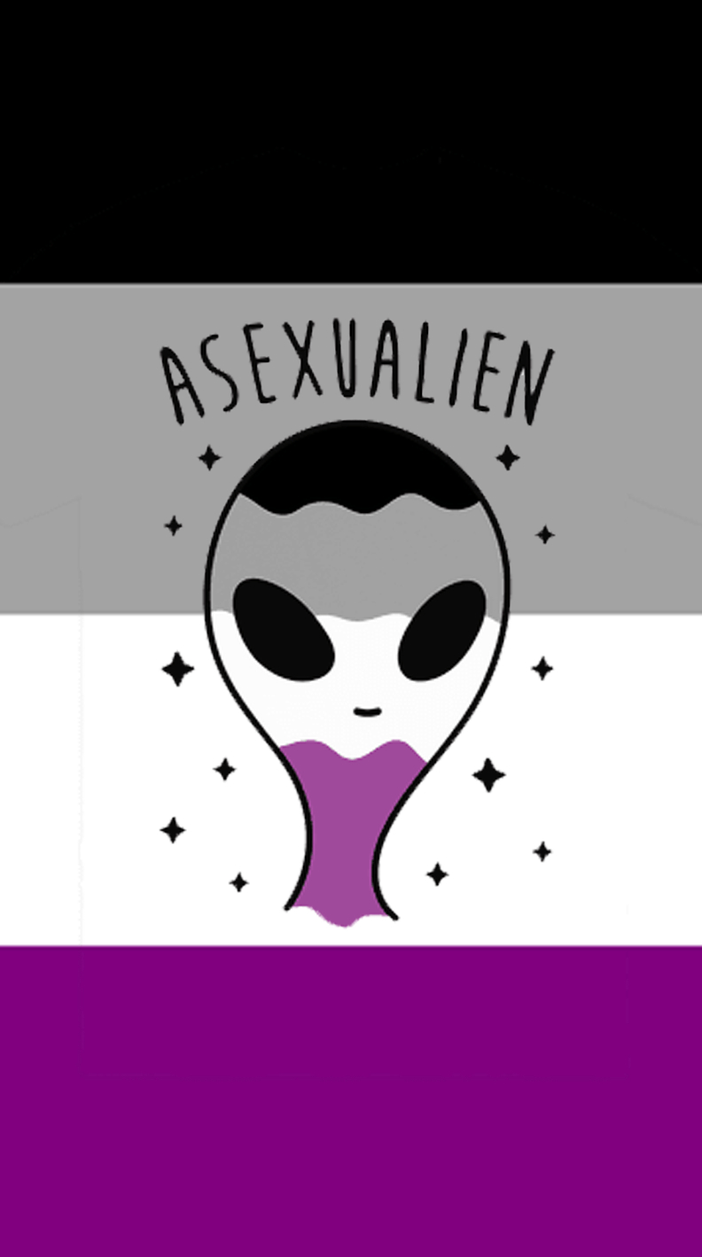 800x1420 LGBT Wallpaper - Asexual, Phone