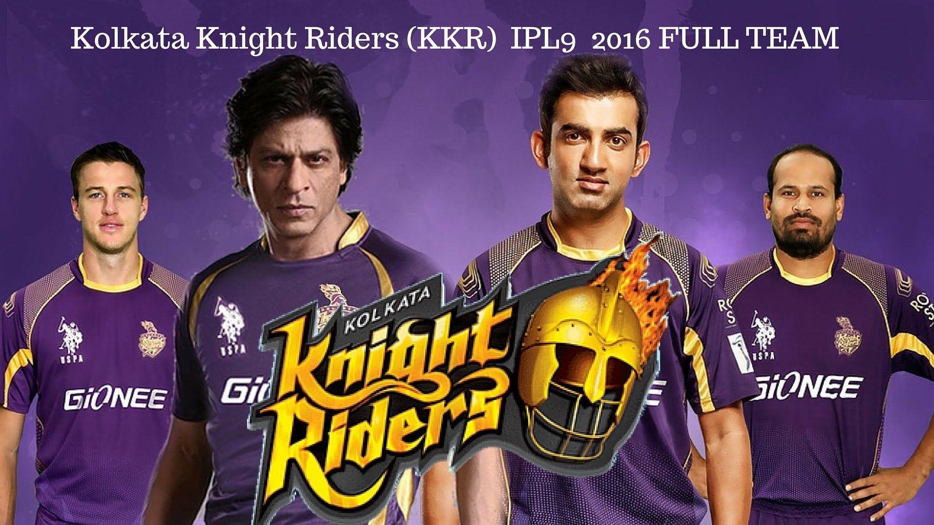 1920x1080 Kolkata Knight Riders (KKR) IPL10 2017 FULL TEAM. KKR IPL 2017, Desktop