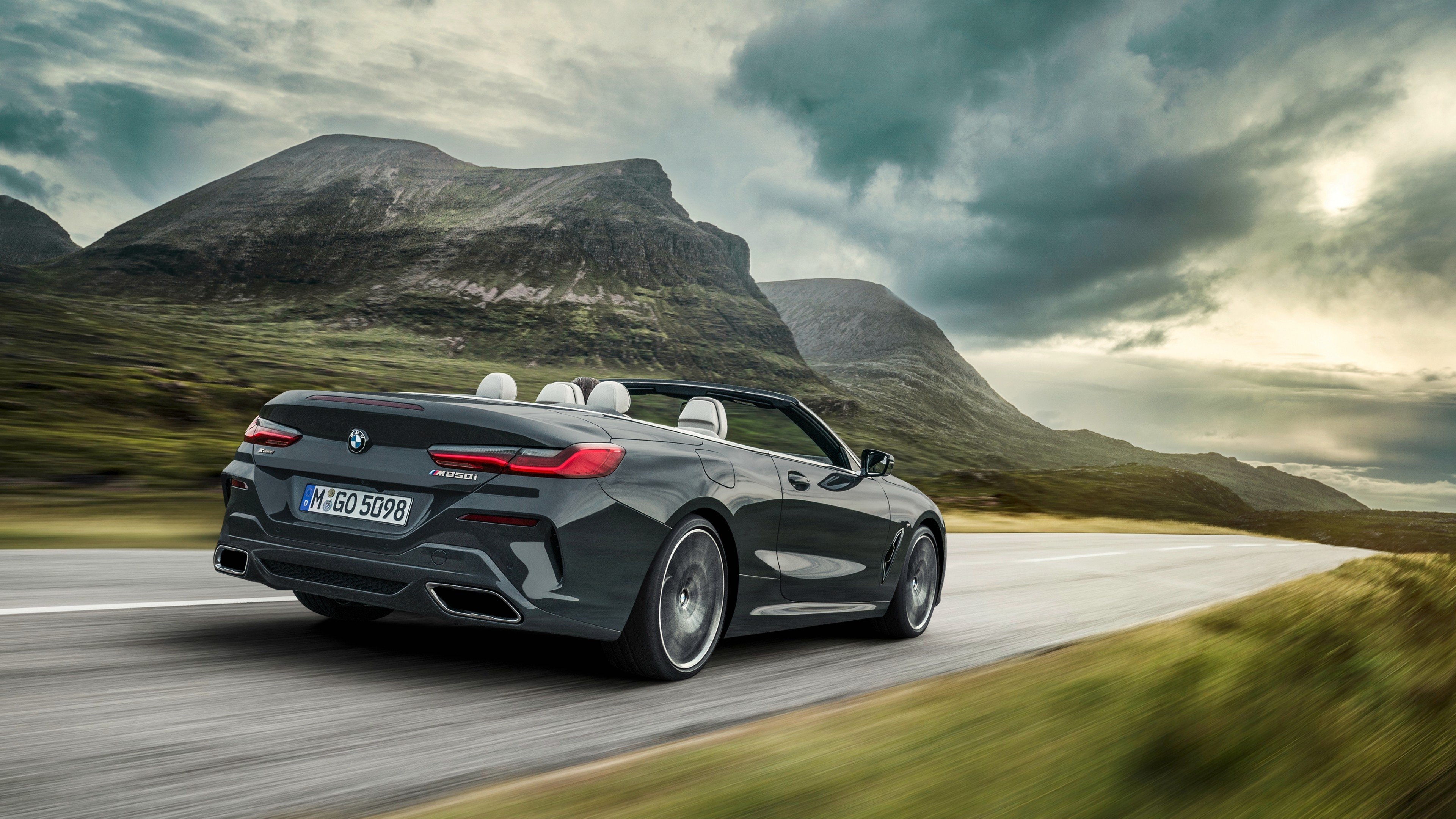 3840x2160 Wallpaper BMW 8 Series Convertible, M850i XDrive Cabrio, 2019 Cars, Desktop