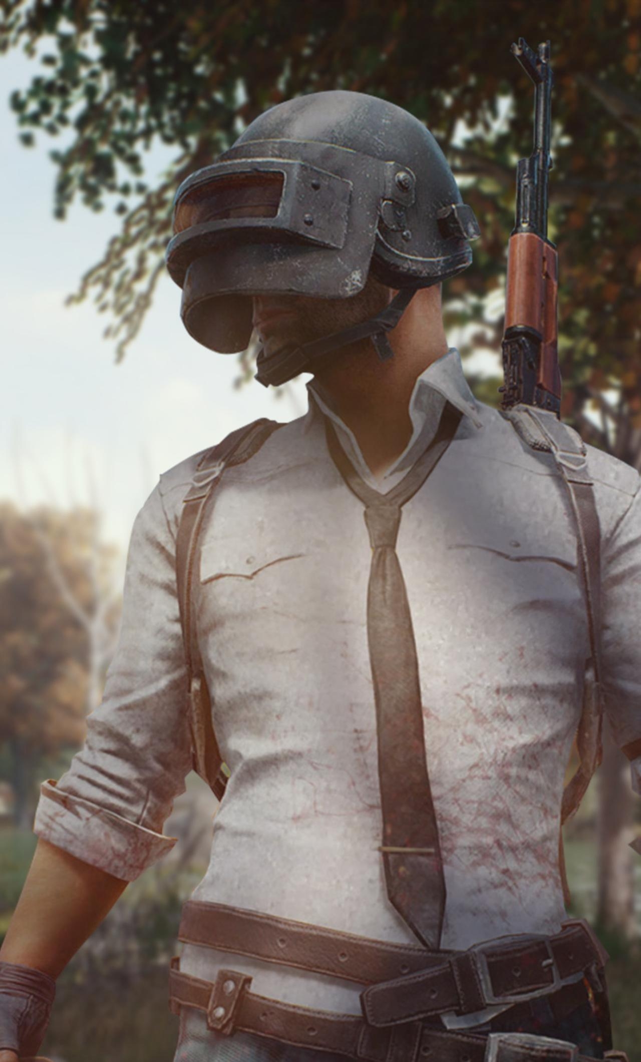 1280x2120 Pubg Mobile Helmet Guy iPhone HD 4k Wallpaper, Image, Phone