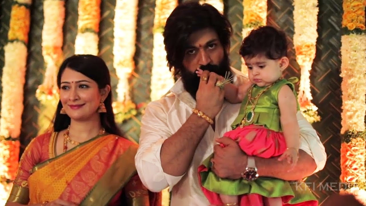 1280x720 Yash Daughter Ayra Radhika Pandit Baby Naming Ceremony. Rocking Star Yash Family Photo Video, Desktop