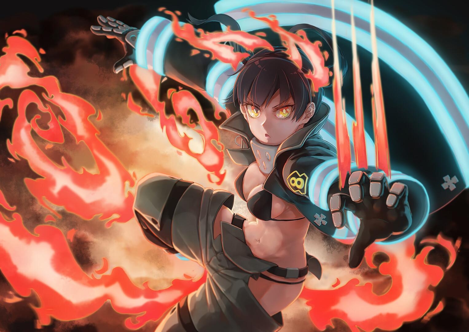 1530x1080 Daily Dose of Anime Wallpaper Day Anime: Fire Force Character, Desktop