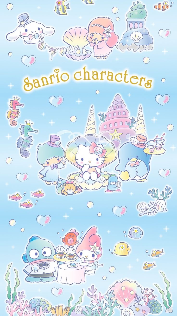 740x1310 Sanrio BG. Sanrio wallpaper, Kawaii wallpaper, Sanrio characters, Phone