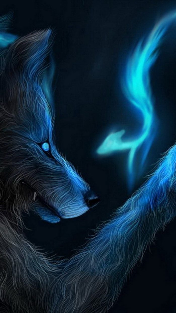 700x1250 Cool Wolf iPhone X Wallpaper HD Phone Wallpaper HD. Cool wallpaper for teens dark, Dark background, Wallpaper, Phone