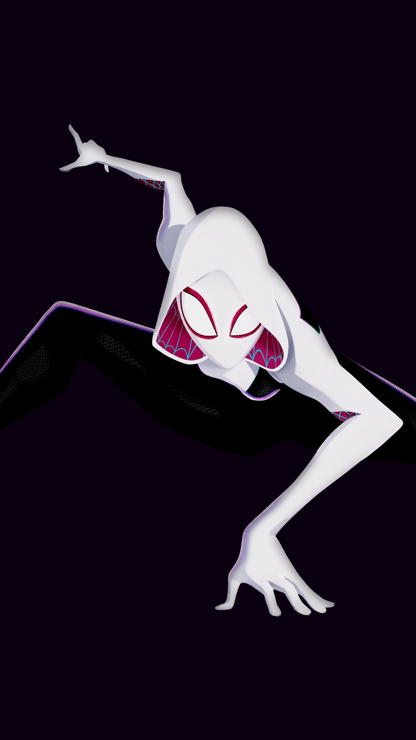 1440x2560 Spider Gwen In Spider Man Into The Spider Verse 4K 5K Wallpaper, Phone