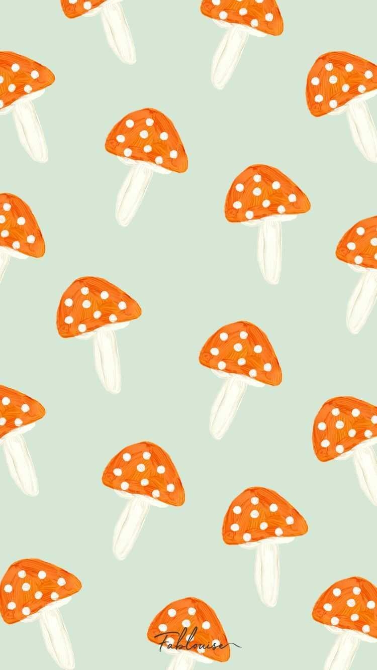 750x1340 Mushroom Aesthetic Wallpaper, Phone