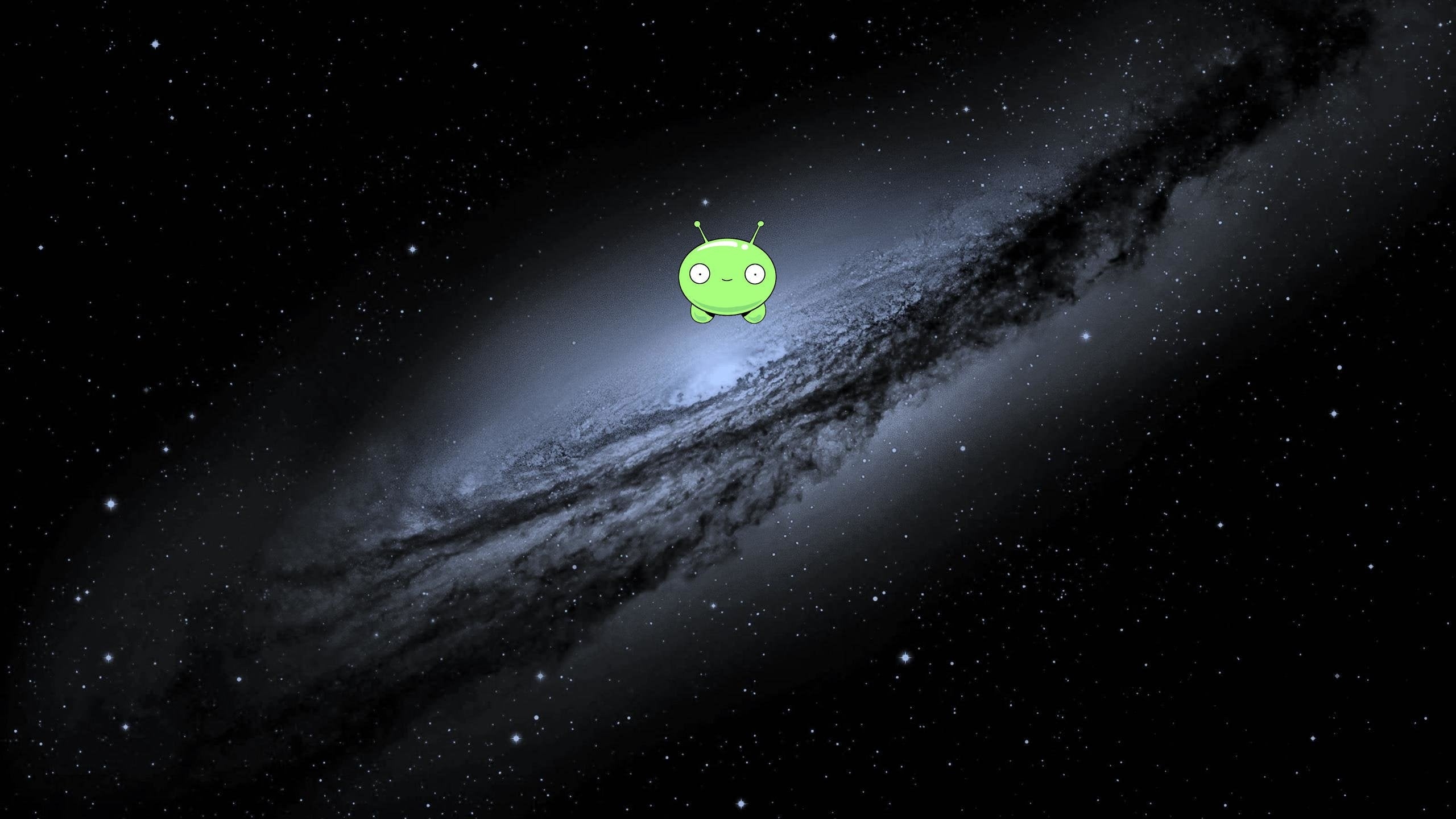 2560x1440 Slapped a Mooncake in a gorgeous  space wallpaper, Desktop