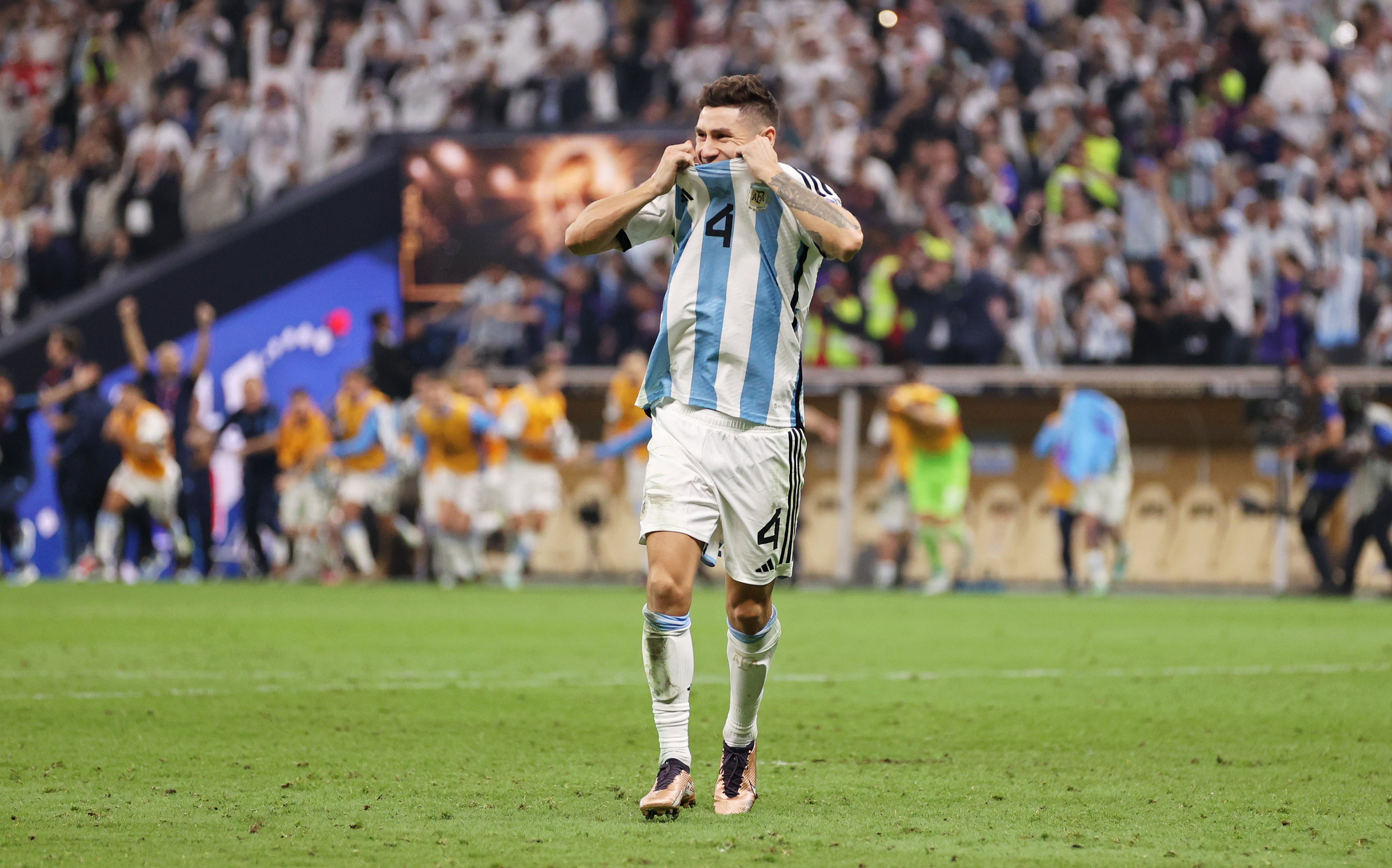 4100x2560 Argentina FIFA World Cup 2022 Champion wallpaper, Desktop