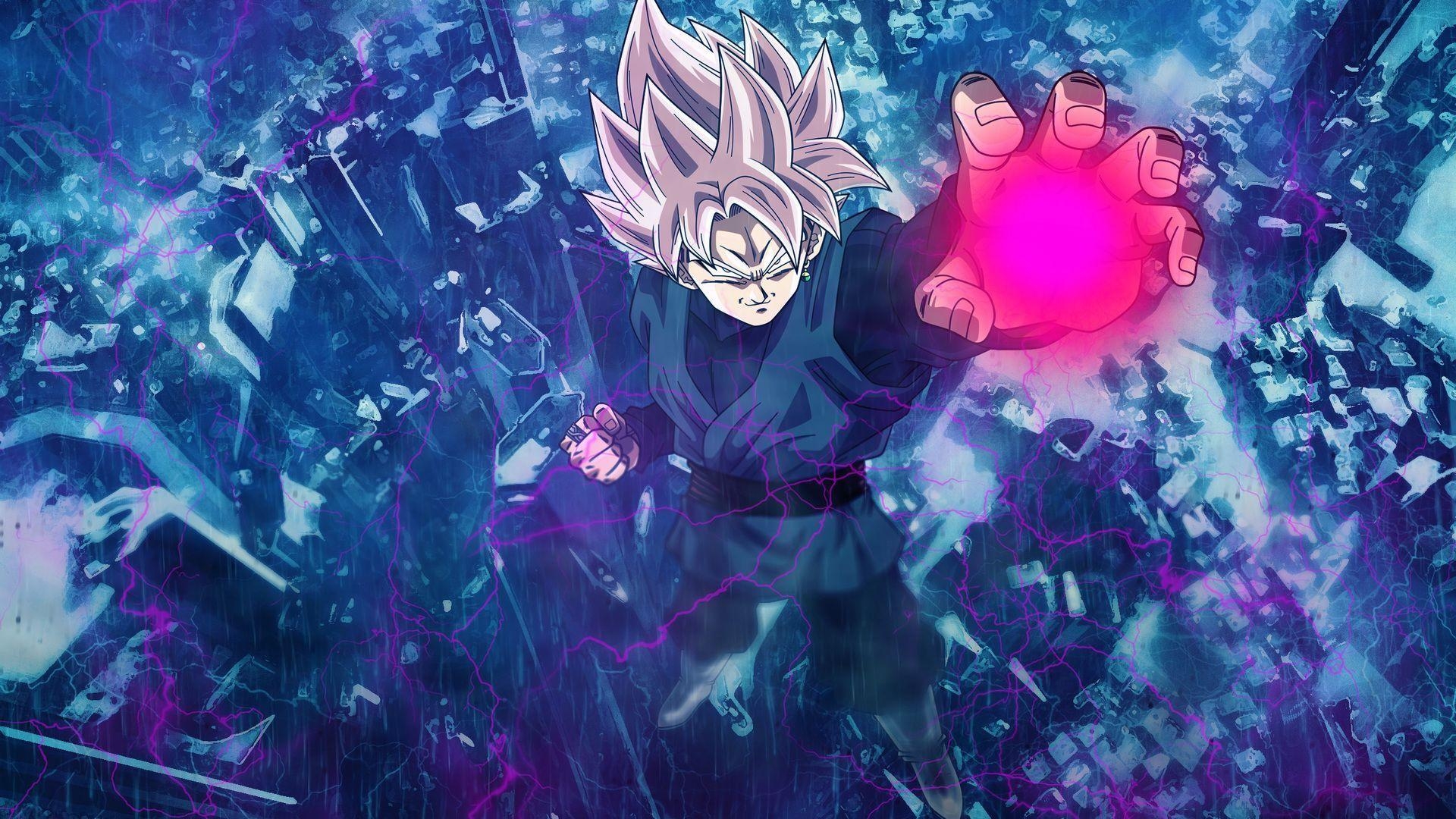 1920x1080 Black Goku HD Wallpaper. Dragon ball art goku, Goku black, Anime dragon ball super, Desktop