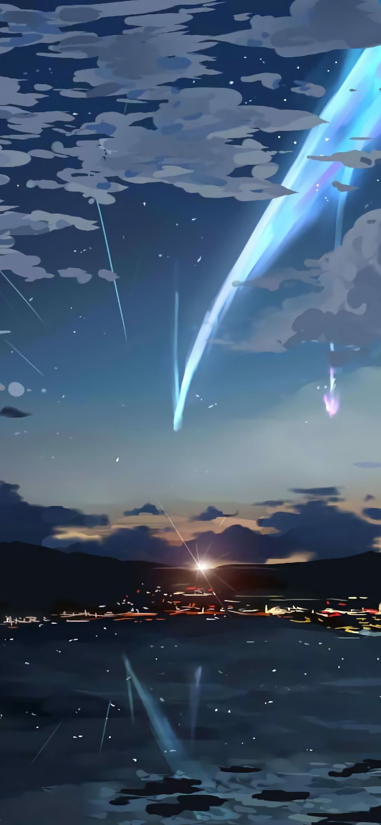 1250x2690 Anime Sky Wallpaper Phone, Phone