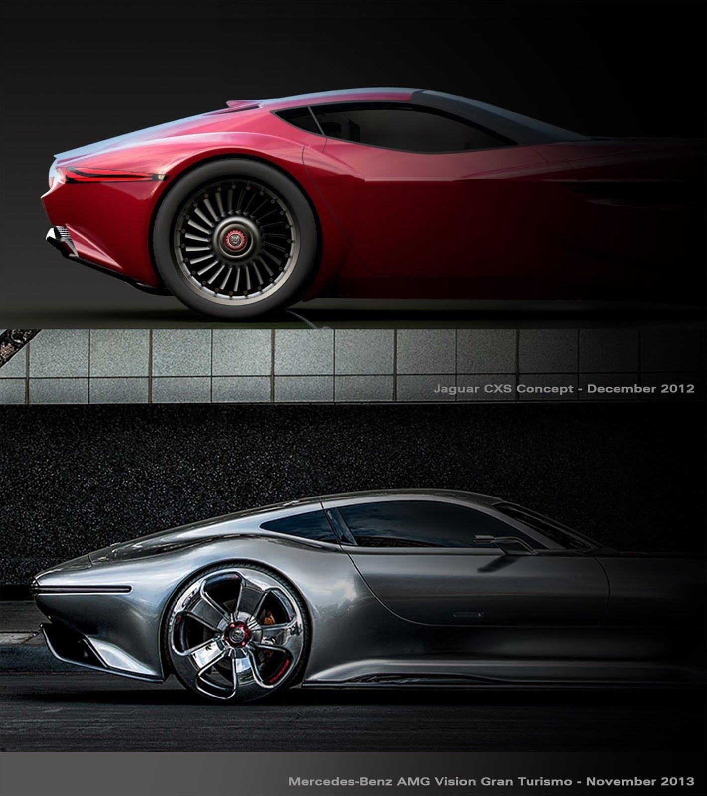 1430x1600 Jaguar CXS Concept Vs Mercedes Benz AMG Vision Gran Turismo, Phone