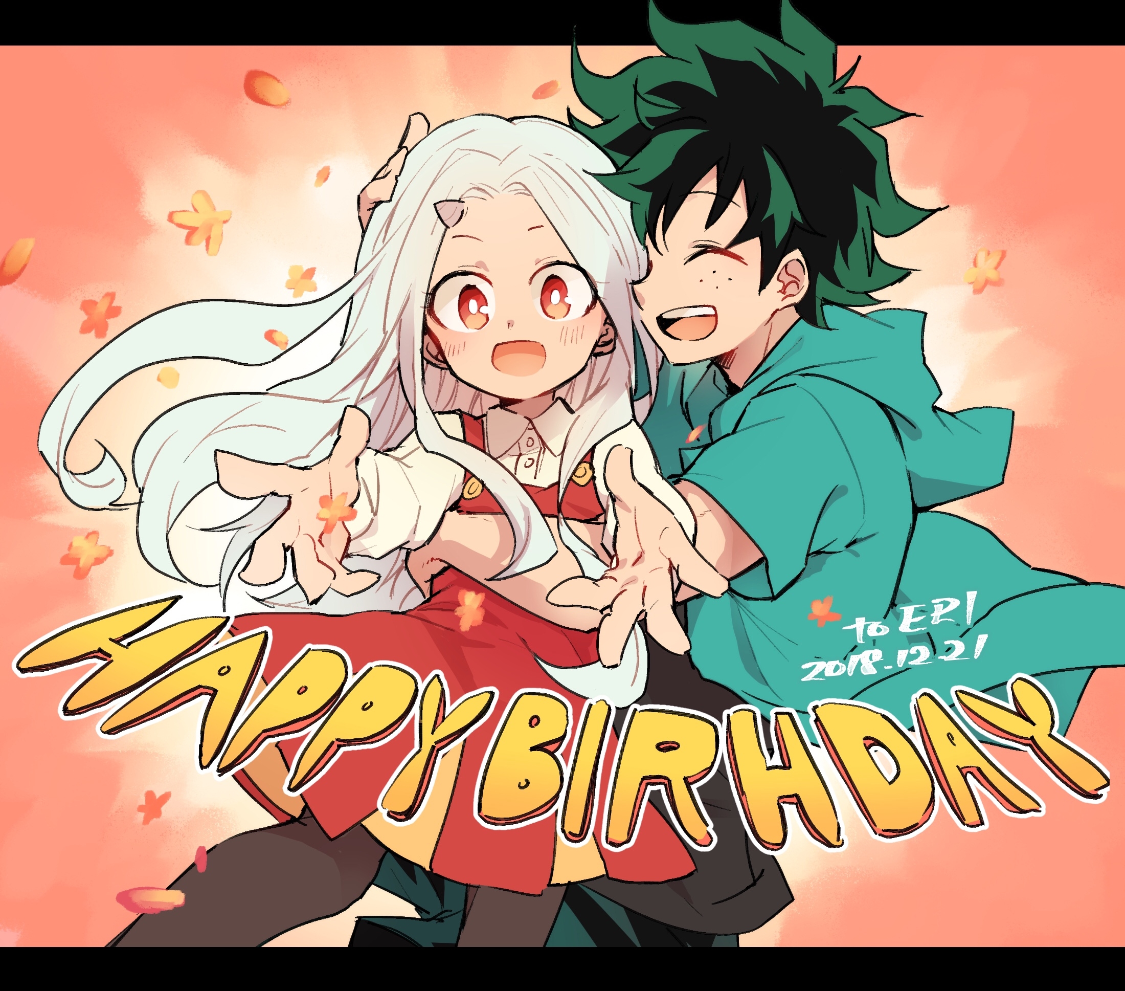 2200x1940 My Hero Academia Eri And Deku, HD Wallpaper & background, Desktop