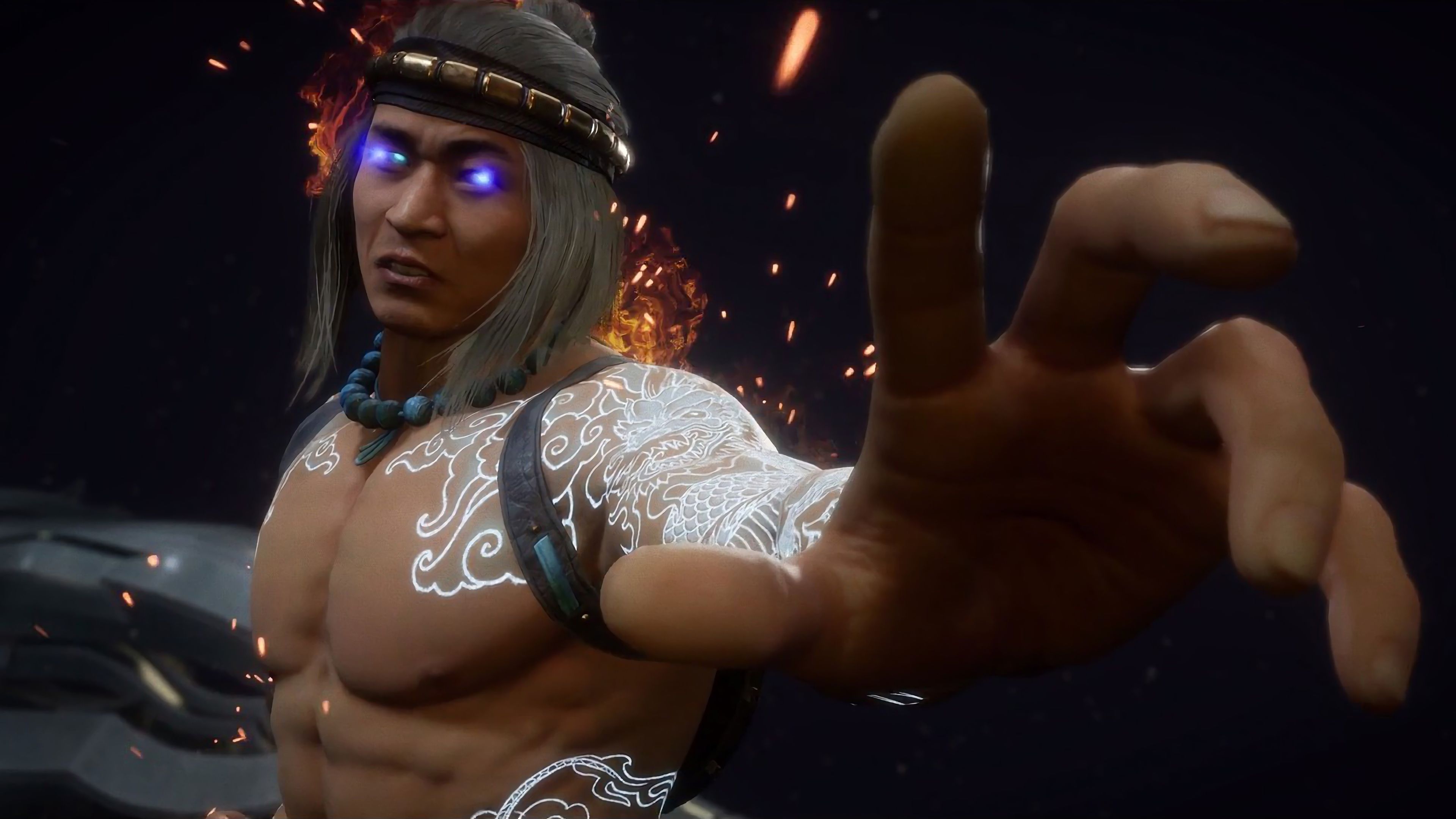 3840x2160 Fire God Liu Kang Mortal Kombat 11 4K Wallpaper, Desktop