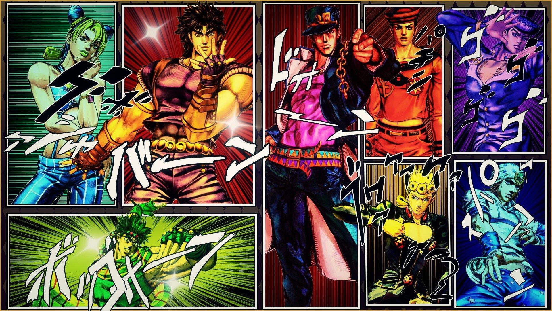 1920x1080 JoJo&039;s Bizarre Adventure, Jotaro Kujo, Jonathan Joestar, Desktop