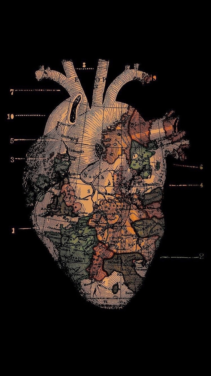 720x1280 Image about heart in wallpaper by Nat España, Phone