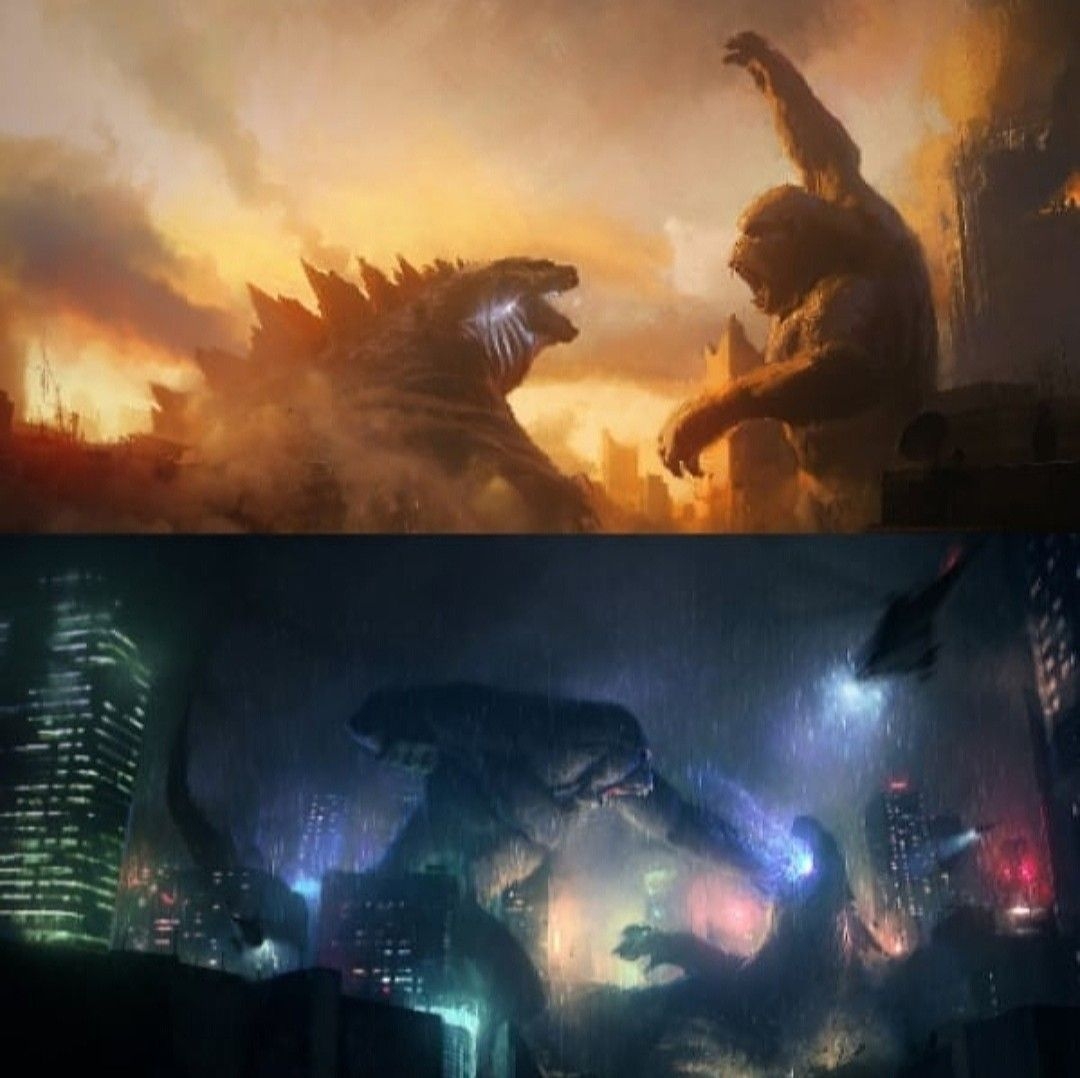 1080x1080 Não tem como king Kong vencer que viu o Godzilla 2 sabe disso, Desktop