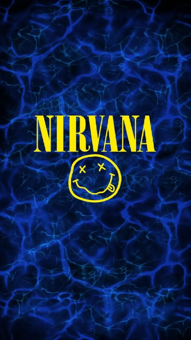 740x1310 imgur.com. Nirvana wallpaper, Nirvana, Nirvana logo wallpaper, Phone