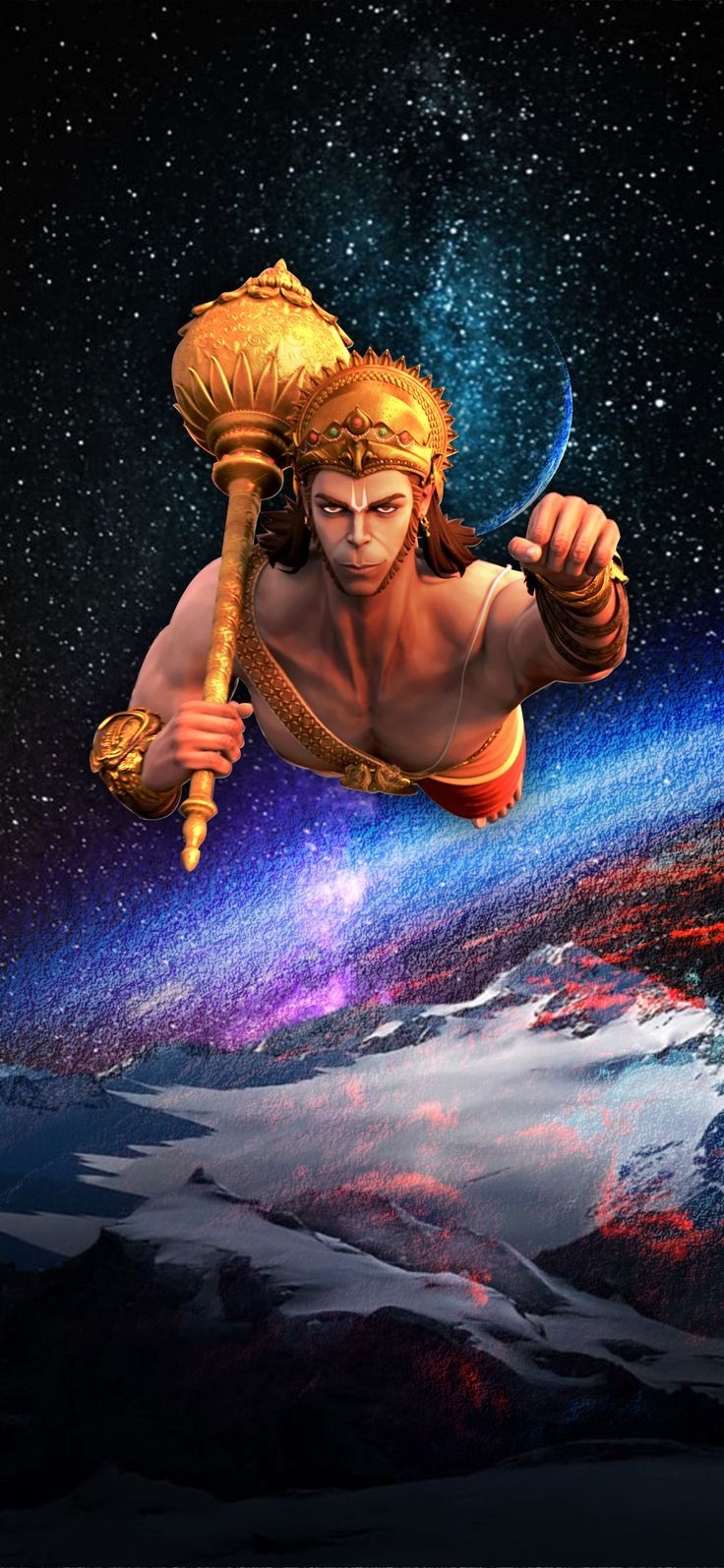 740x1600 iPhone Depth Wallpaper. Hanuman photo, Hanuman pics, Shri ram photo, Phone