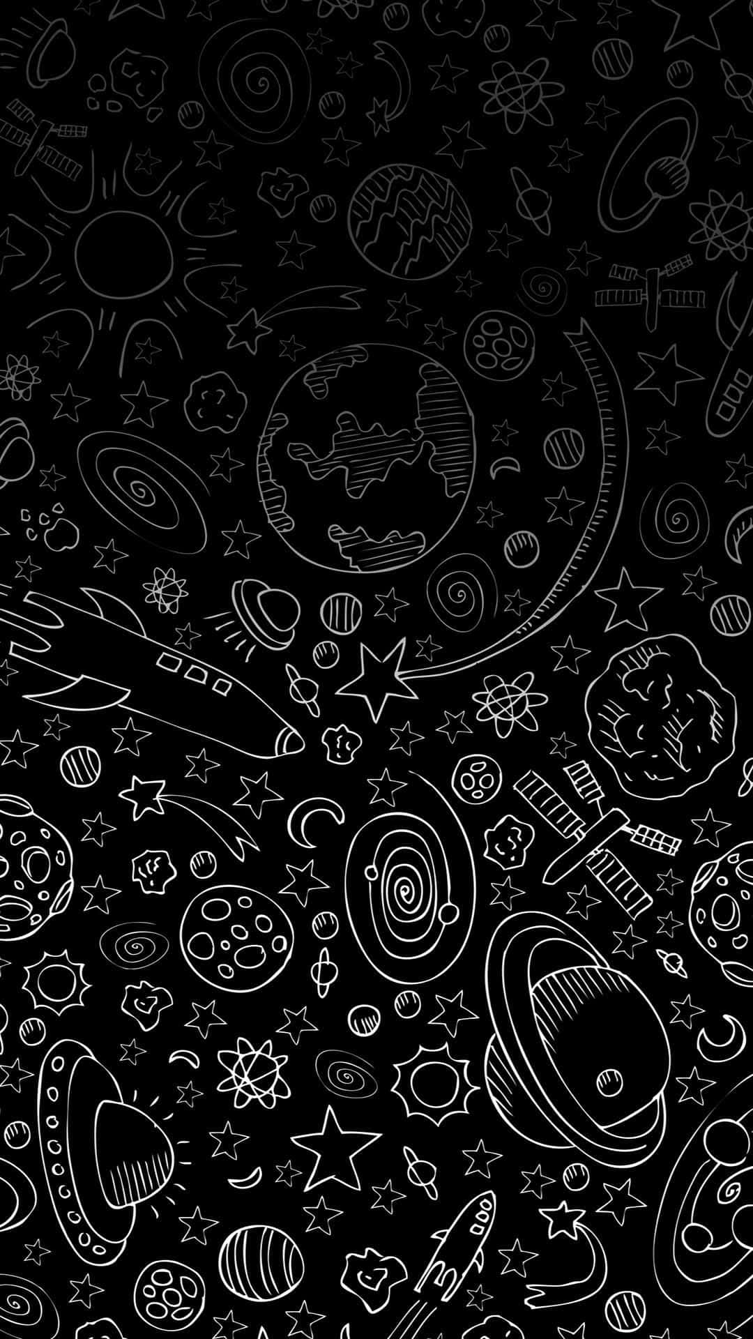 1080x1920 Download Doodle Background, Phone