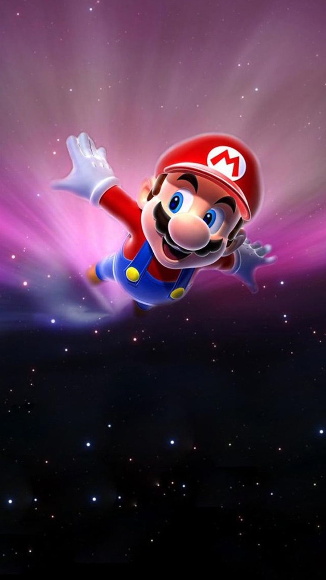 1080x1920 Super Mario Space Android wallpaper HD wallpaper, Phone