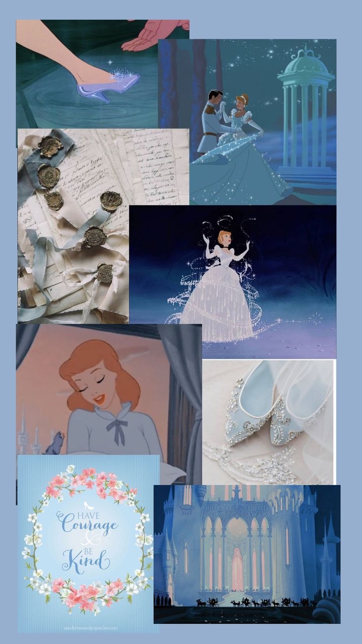 740x1310 Cinderella wallpaper, Disney collage, Phone