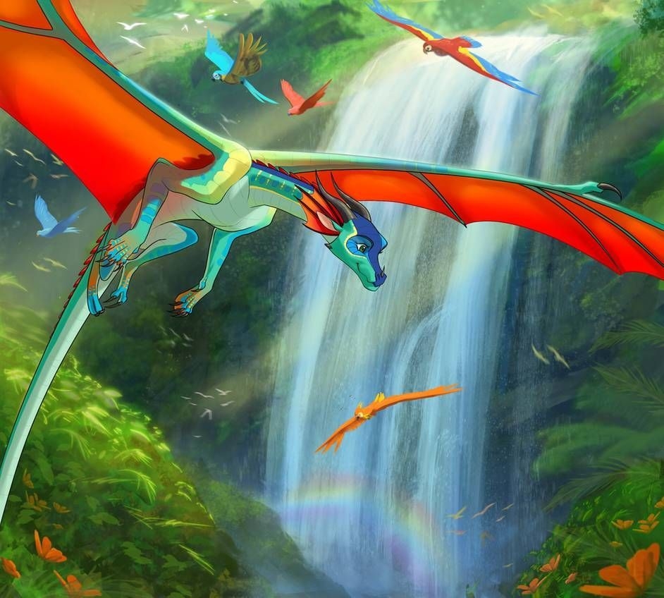 950x850 Above The Canopy By Frostbite Studios. Wings Of Fire Dragons, Wings Of Fire, Fire Art, Desktop