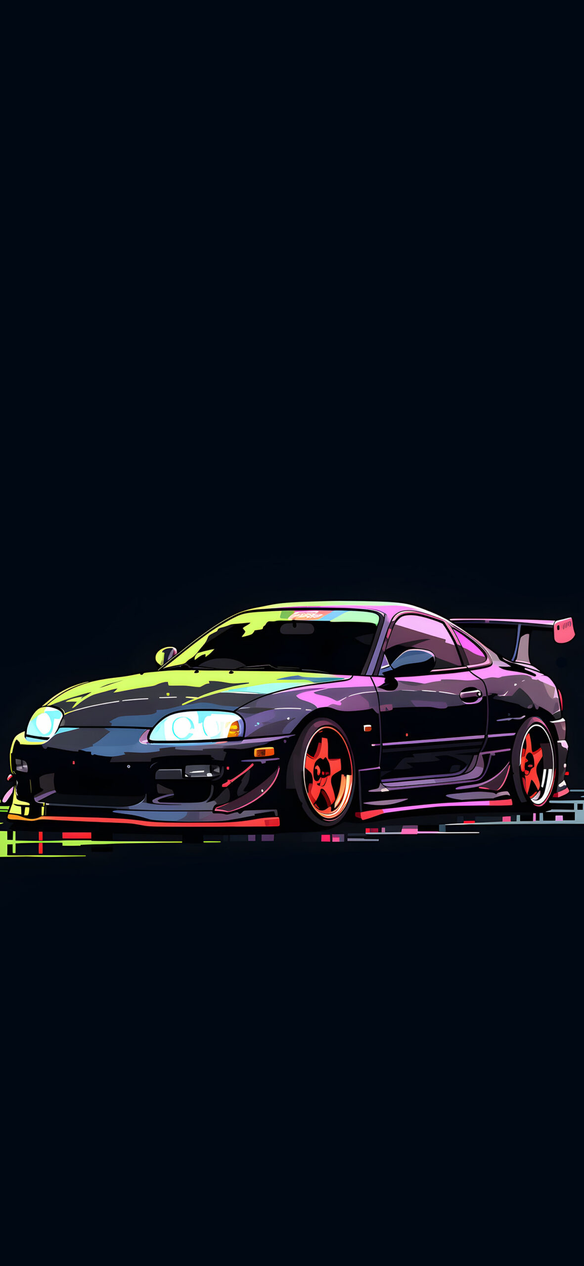 1190x2560 Toyota Supra Cool Dark Wallpaper, Phone