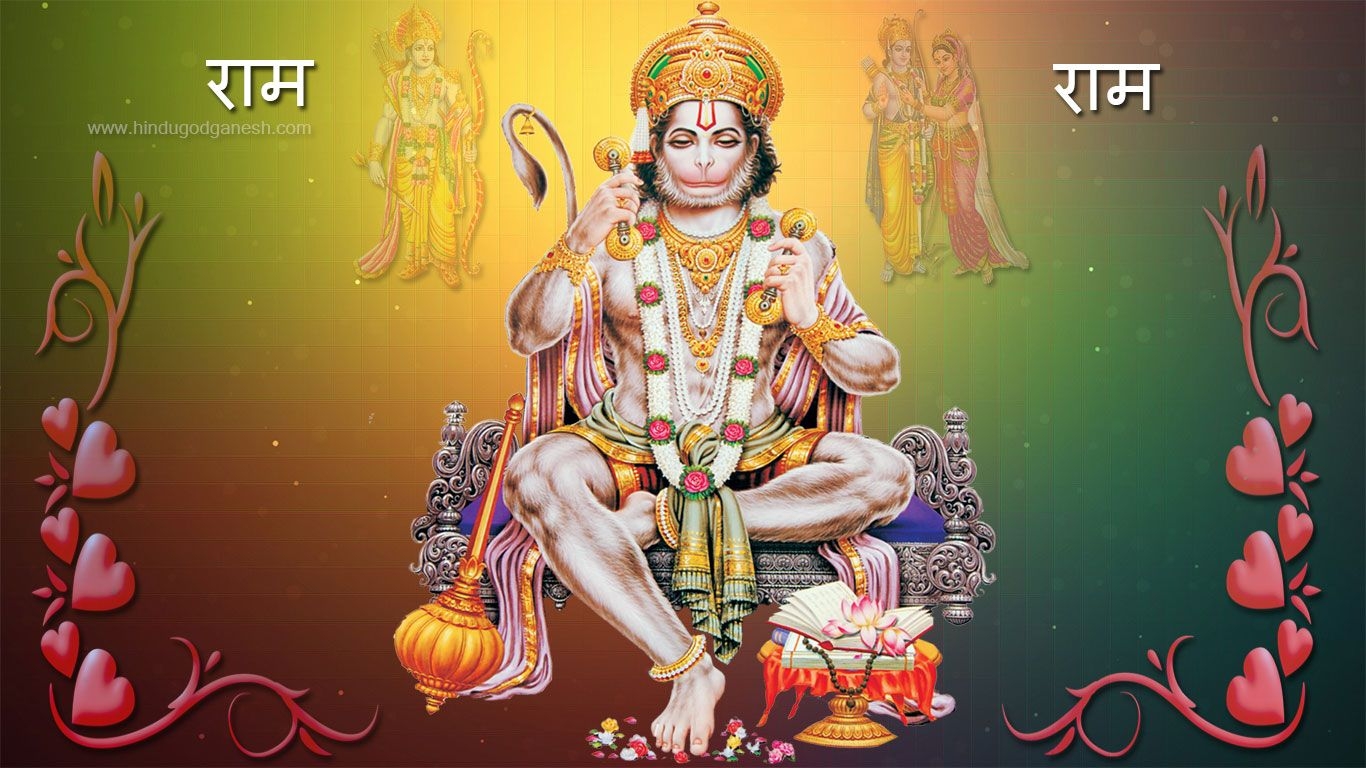 1370x770 Ram Bhakt Hanuman HD Wallpaper HD Image Free Download, Desktop