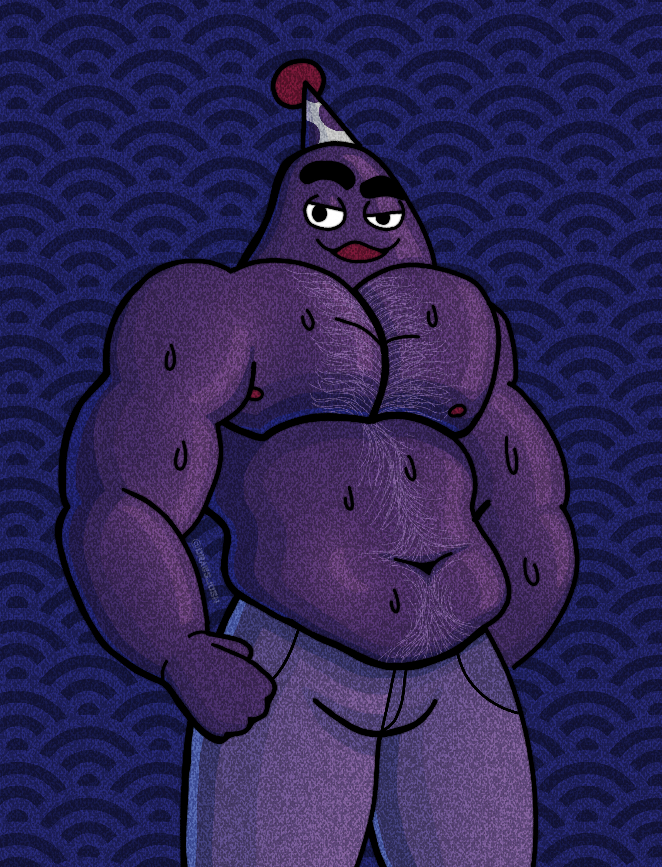 2190x2860 GRIMACE by JoshDraws on Newgrounds, Phone