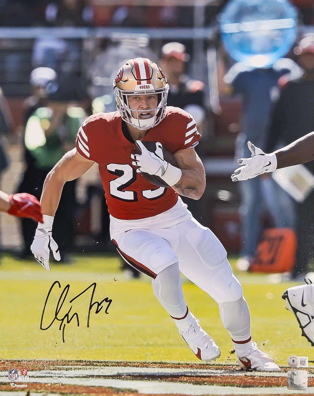 1020x1280 SALE!! Christian McCaffrey Autographed 16x20 Photo San Francisco 49ers Beckett BAS Witness Stock Creek Sports, Phone