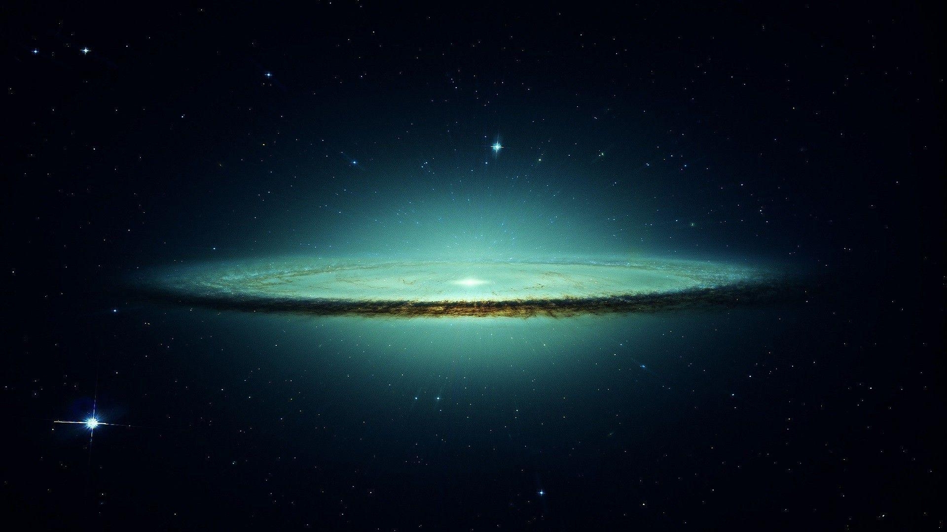 1920x1080 stars space galaxy sombrero galaxy wallpaper and background, Desktop