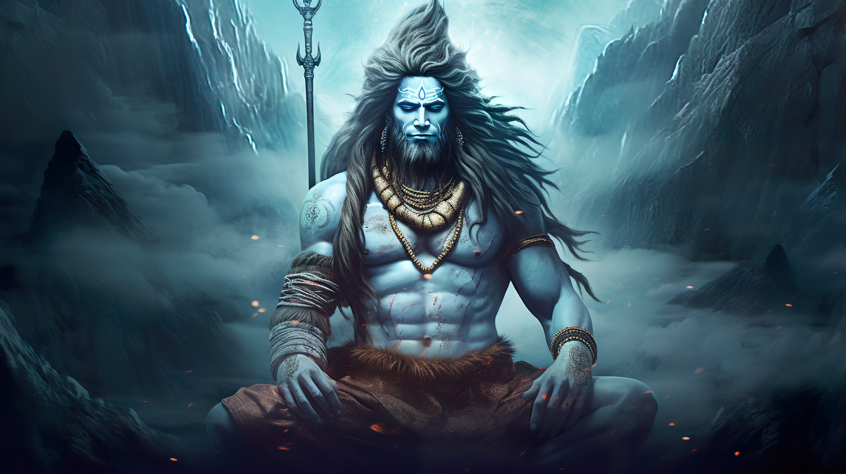 2920x1640 Mahadev Hinduism God Wallpaper, Desktop