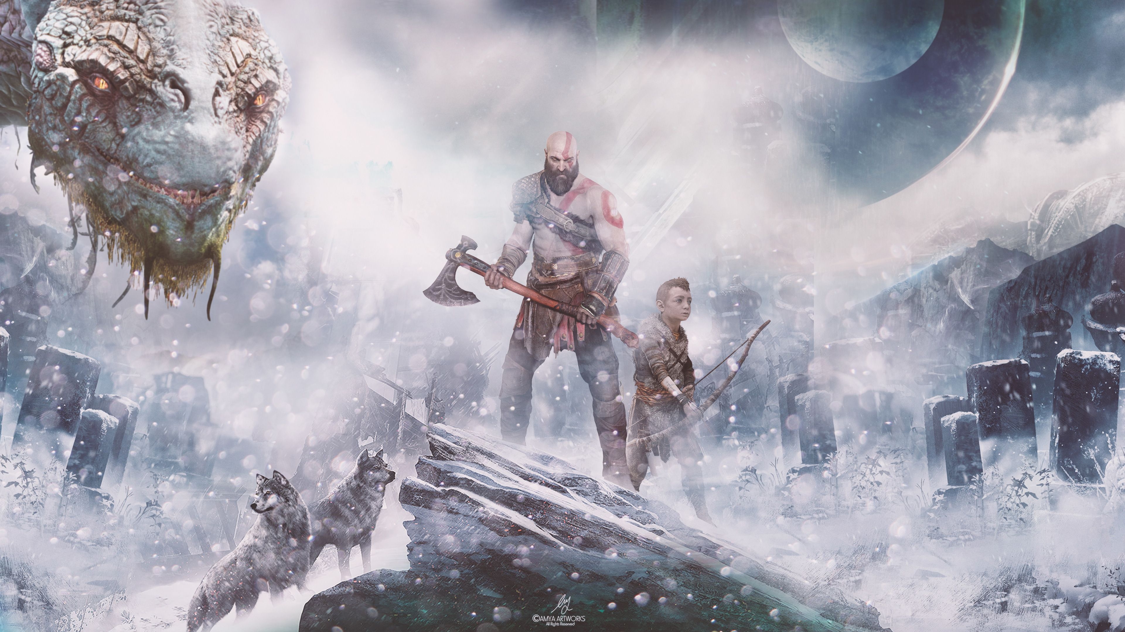 3840x2160 God Of War 4k, HD Games, 4k Wallpaper, Image, Background, Photo and Picture, Desktop